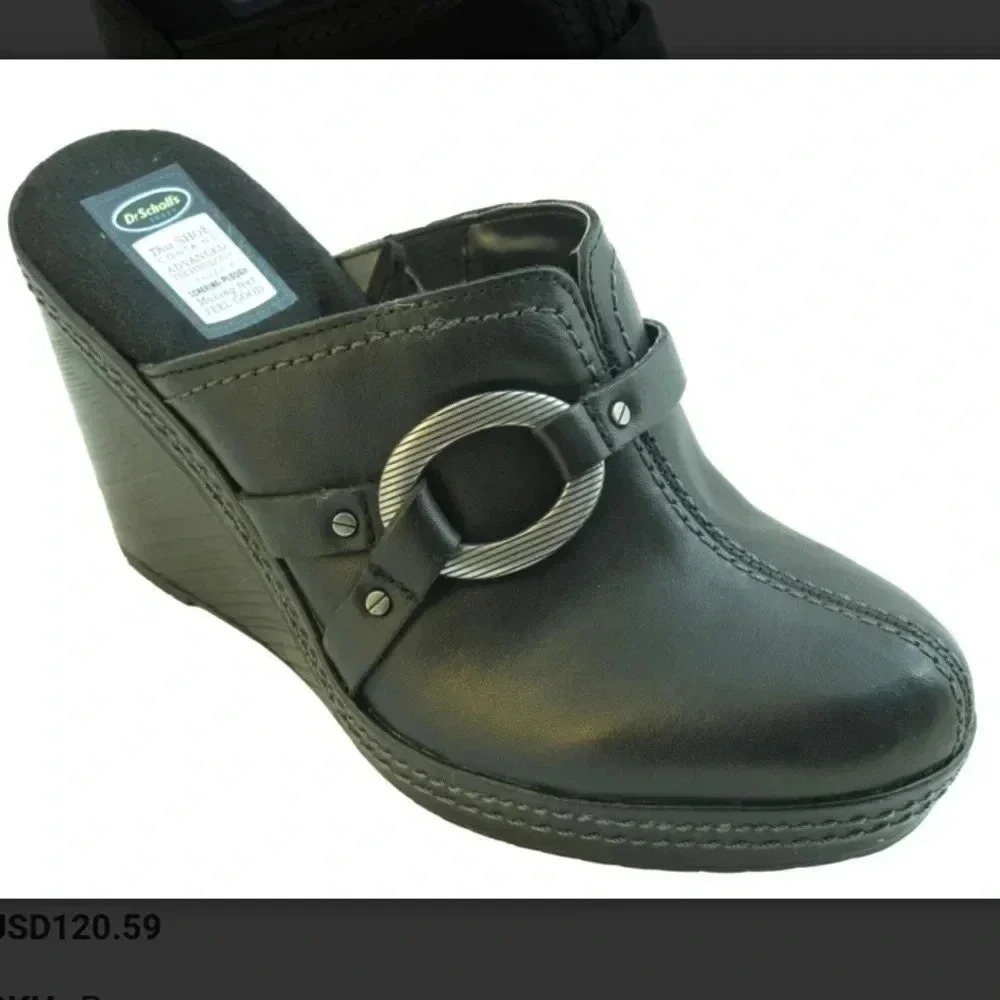 Dr‎  Scholl suede clogs